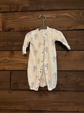 NWOT baby club chic Newborn boys nightgown onesie